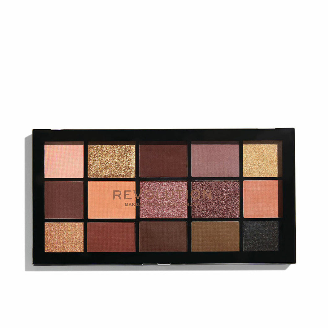 Paleta de sombras de ojos Revolution Make Up Reloaded Velvet Rose 15 colores