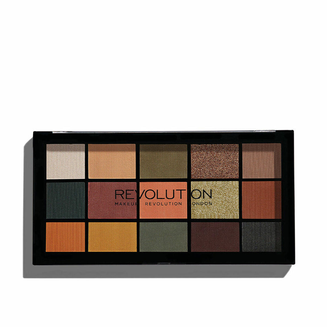 Palette d'ombres à paupières Revolution Make Up Reloaded Division 15 couleurs