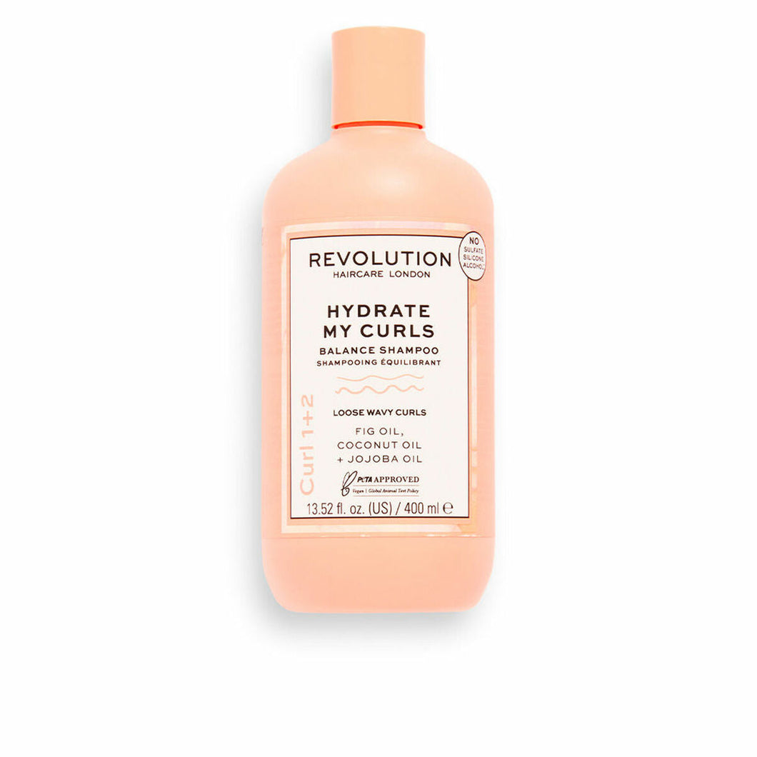 Moisturizing Shampoo Revolution Hair Care London Hydrate My Curls Gemarkeerde en gedefinieerde krullen (400 ml)