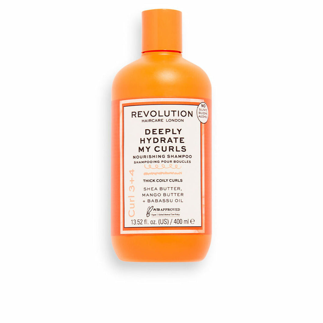 Nourishing Shampoo Revolution Hair Care London Deeply Hydrate My Curls Gemarkeerde en gedefinieerde krullen (400 ml)