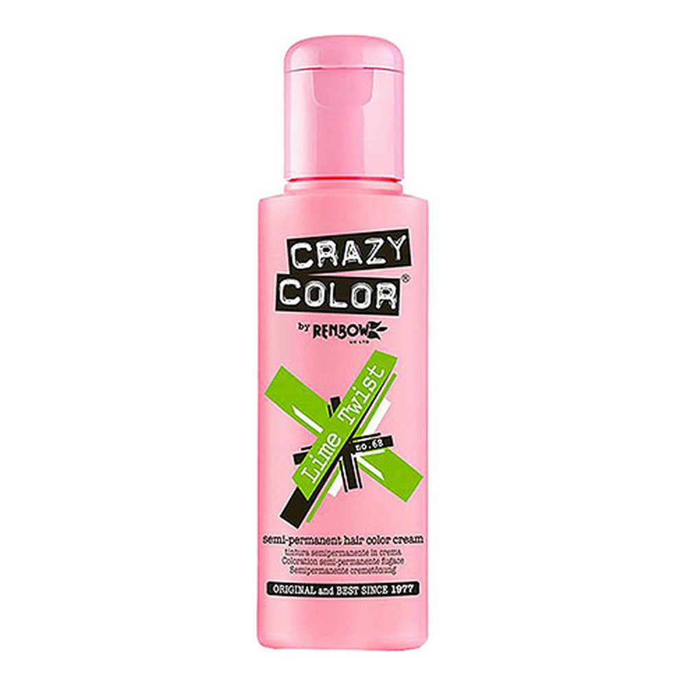 Semi-permanente tint Lime Twist Crazy Color Nº 68 (100 ml)