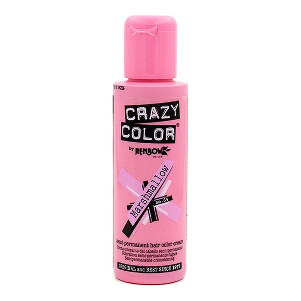 Semi-permanente tint Marshmallow Crazy Color Nº 64 (100 ml)