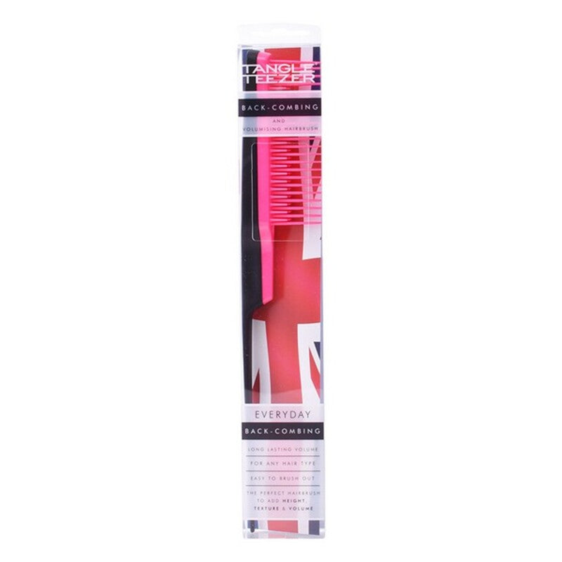 Detangling Hairbrush Back Combing Pink Embrace Tangle Teezer