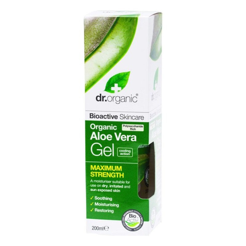 Moisturising Bath Gel with Aloe Vera Bioactive Organic Dr.Organic (200 ml)