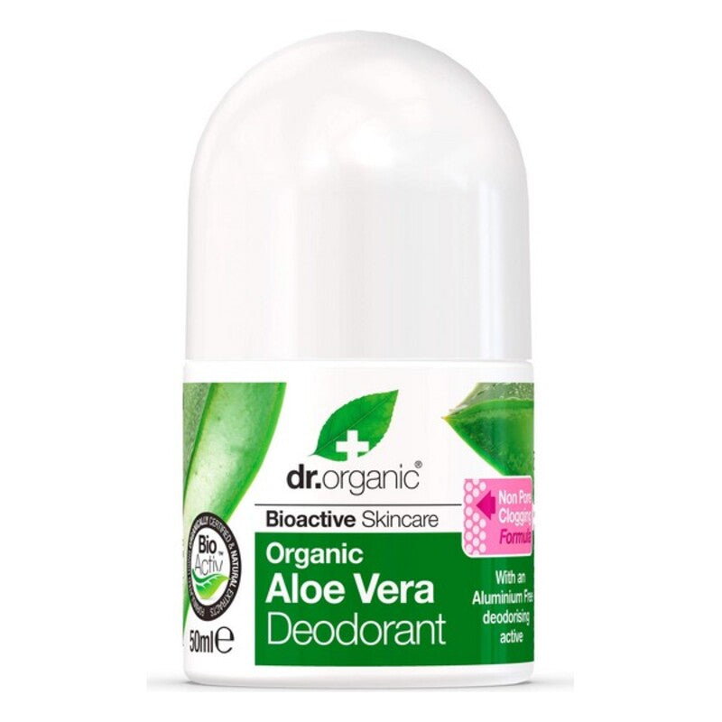 Roll-On Deodorant with Aloe Vera Bioactive Skincare Dr.Organic (50 ml)