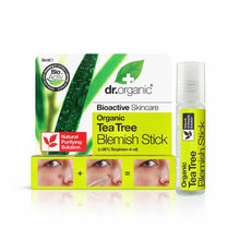 Cargar imagen en el visor de la galería, Acne Skin Treatment Dr.Organic Bioactive Organic Roll-On Tea tree (8 ml)
