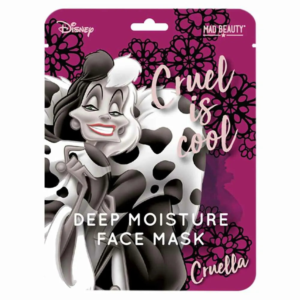 Mad Beauty Disney Villains Cruella Sheet Mask with Coconut Oil