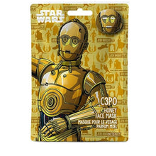 Cargar imagen en el visor de la galería, Gezichtsmasker Mad Beauty Star Wars C3PO Honing (25 ml)
