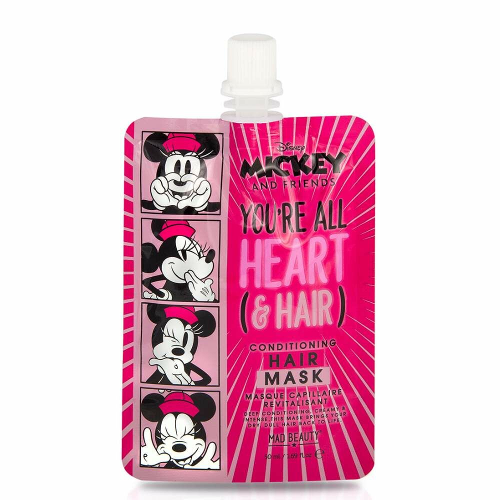 Mad Beauty Disney Mickey & Friends Minnie Peach Máscara para el pelo