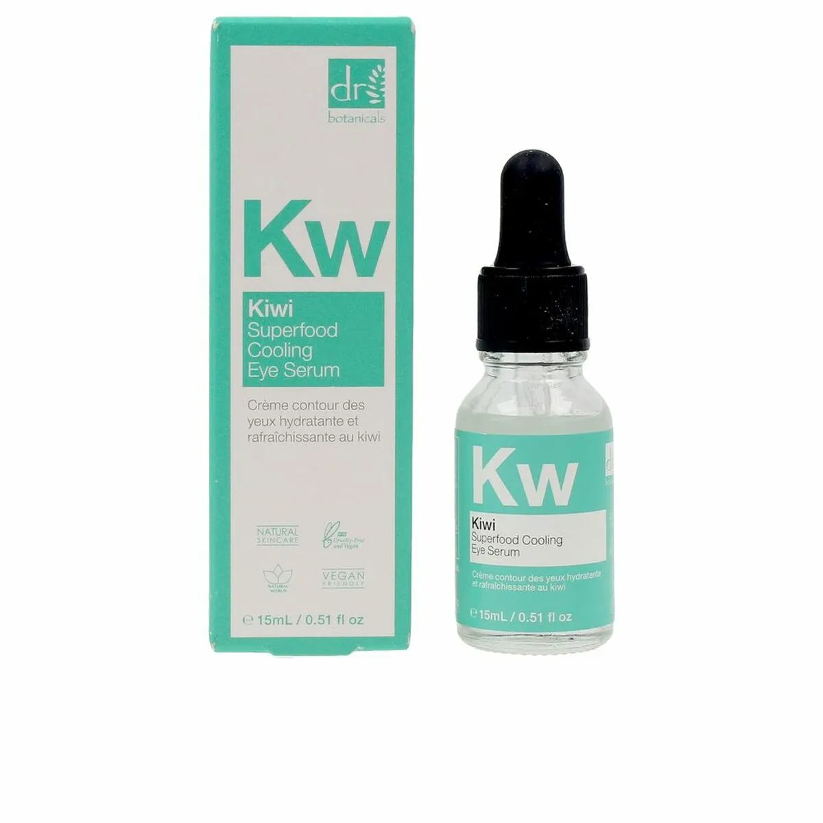 Sérum Contour des Yeux Botanicals Kiwi Superfood Hydratant Rafraîchissant (15 ml)