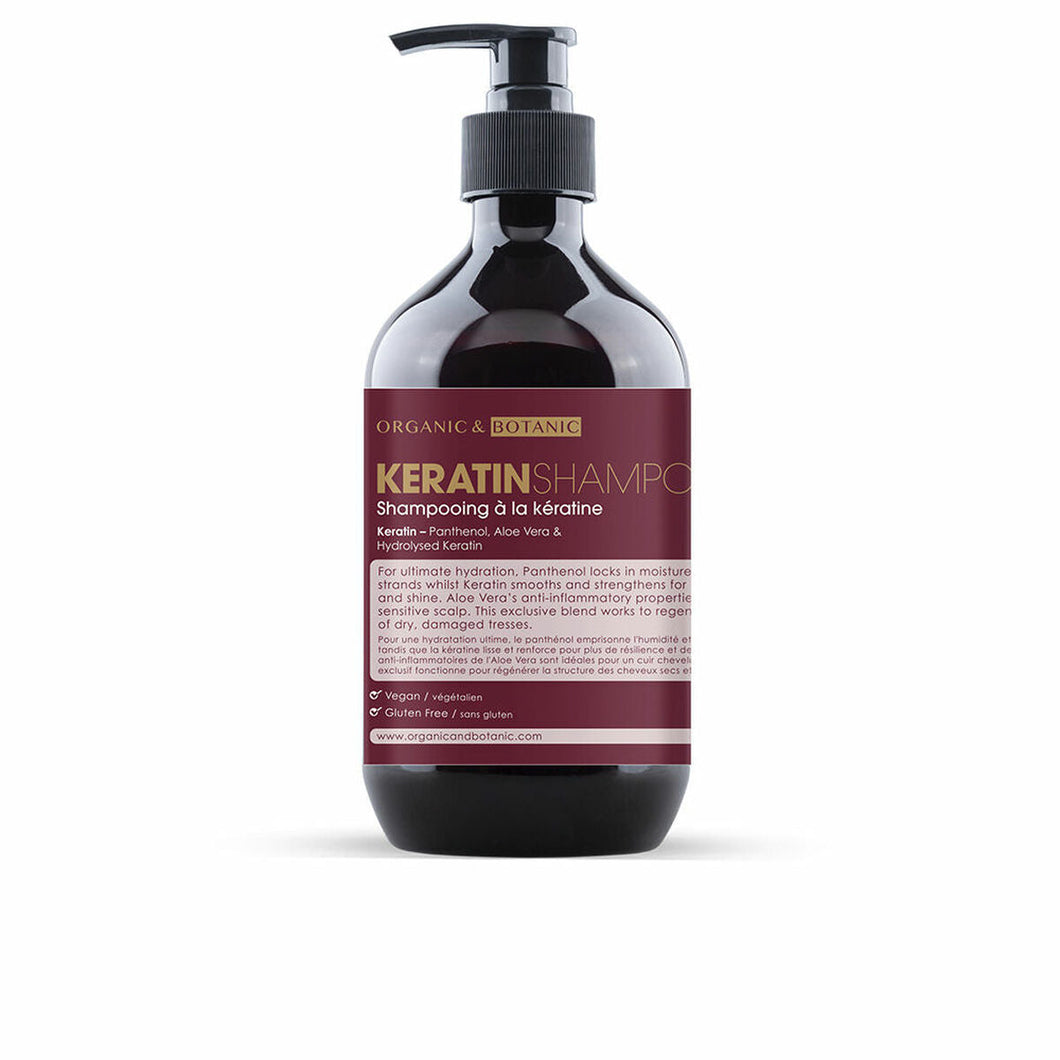 Shampoo Biologisch & Botanisch Keratine (500 ml)