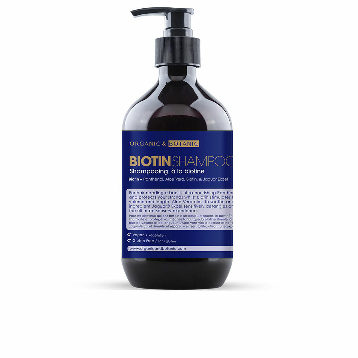 Shampoing Bio &amp; Botanique Biotine (500 ml)