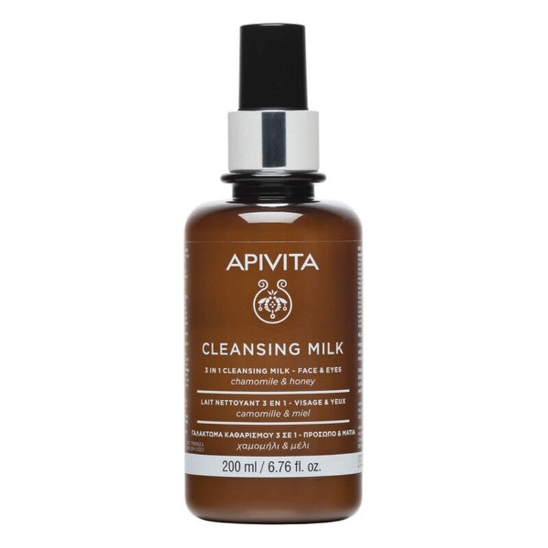 Facial Cleanser Milki Cleanser Apivita 3 in 1  (200 ml)