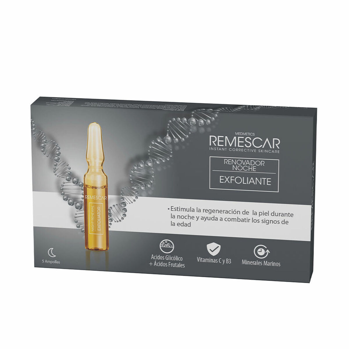 Exfoliant Visage Remescar Soin Correcteur Instantané Nuit (5 x 2 ml)