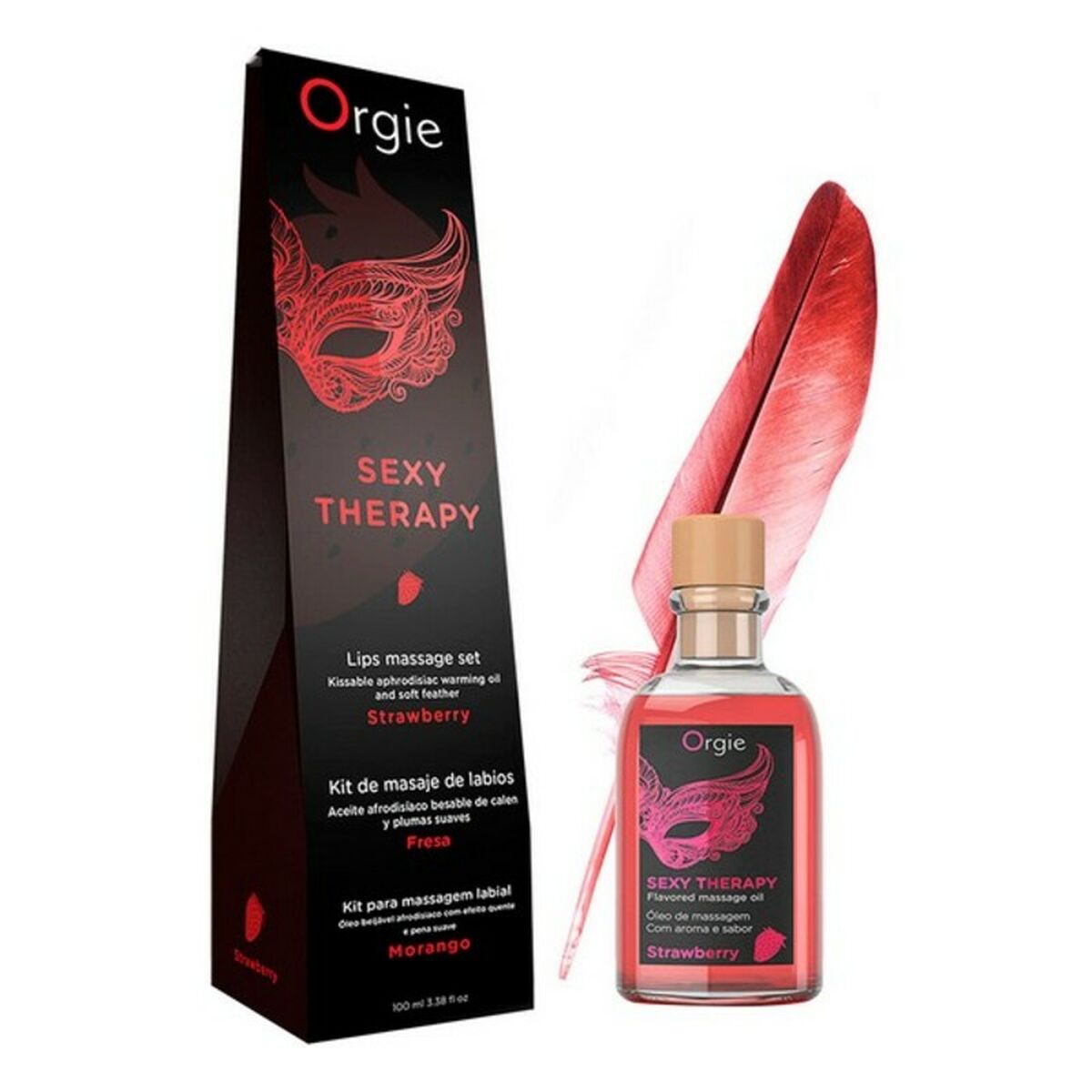 Kit Masaje Tranquilidad Sexy Theraphy Strawberry Orgie