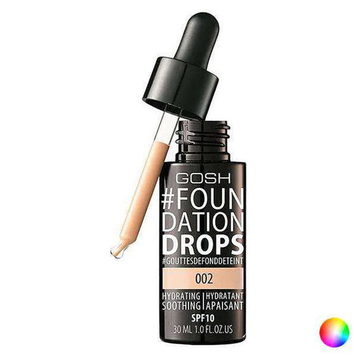 Liquid Make Up Base Foundation Drops Gosh Copenhagen SPF 10 (30 ml) - Lindkart