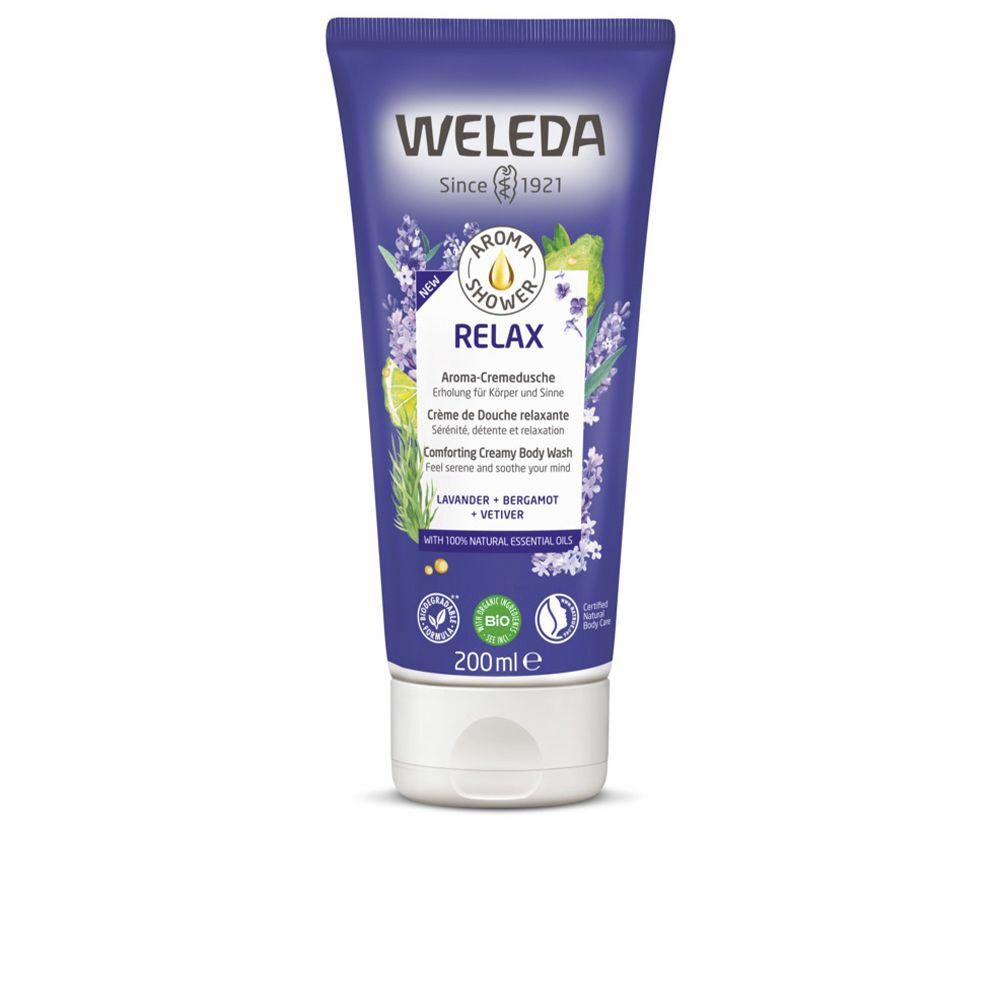 Douchegel Weleda Aroma Douche Relax Lavendel Bergamot Ontspannend (200 ml)