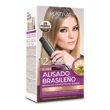 Load image into Gallery viewer, Brazilian Hair Straightener Set Kativa Pro Blonde (6 pcs)
