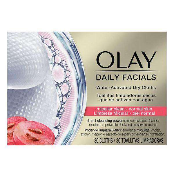 Make Up Remover Wipes Cleanse Daily Facials Micellar Olay (30 pcs) Normal skin - Lindkart