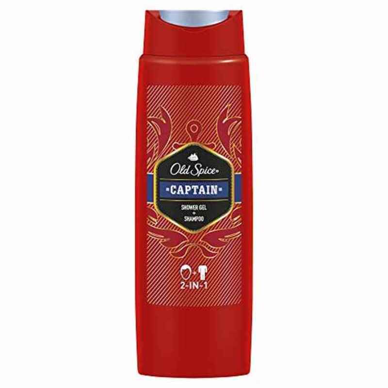 Gel de Bain Capitaine 2en1 Old Spice (400 ml)