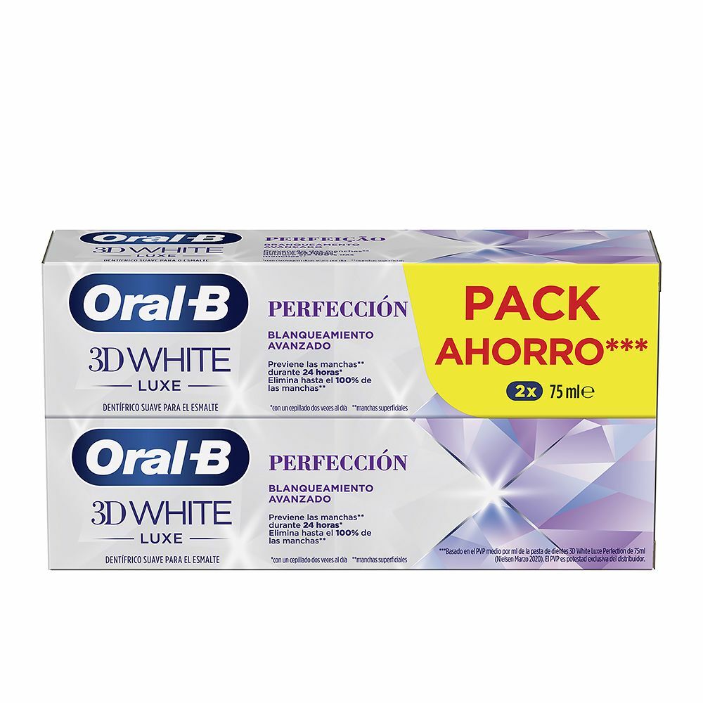 Toothpaste Oral-B 3D White Luxe (2 x 75 ml)