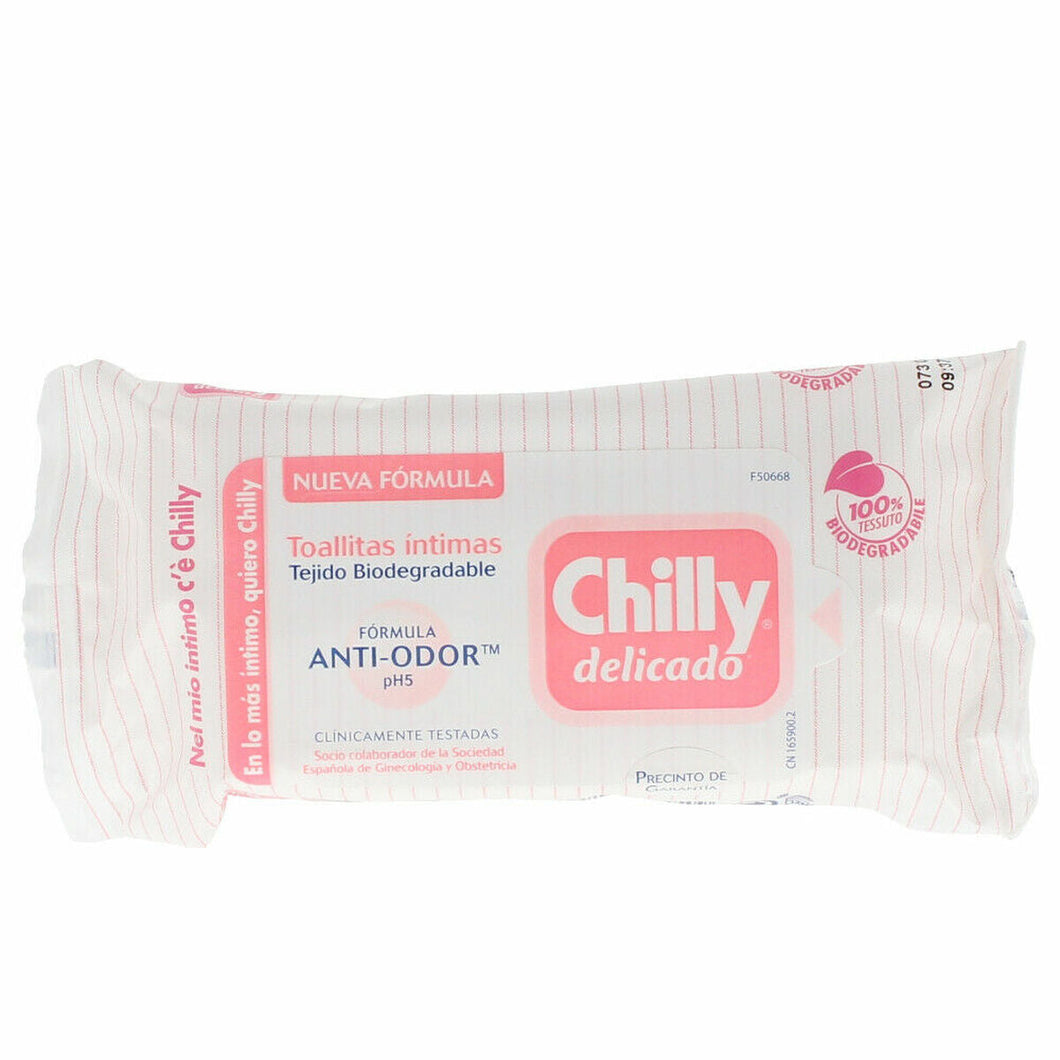 Intimate Wet Wipes Chilly Delicate (12 uds) (12 uds)
