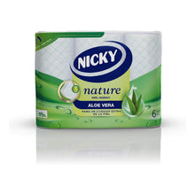 Cargar imagen en el visor de la galería, Toilet Roll Nature Aloe Vera Nicky (6 uds)

