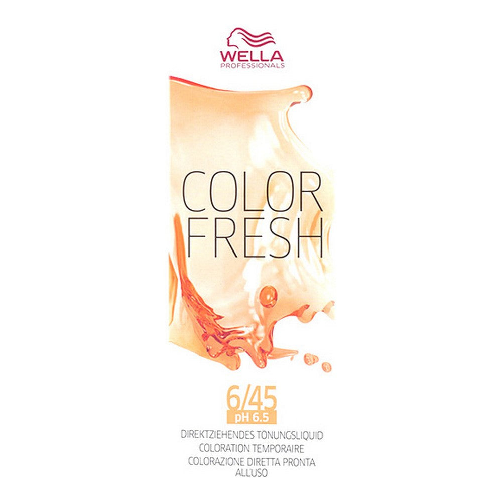 Semi-Permanent Tint Color Fresh Wella 6/45 (75 ml)