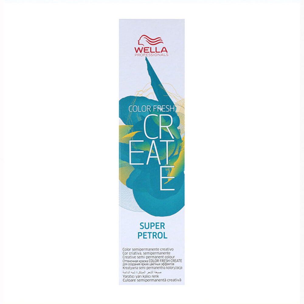 Permanente Kleurstof Wella Color Fresh Create Super Petrol Turquoise (60 ml)