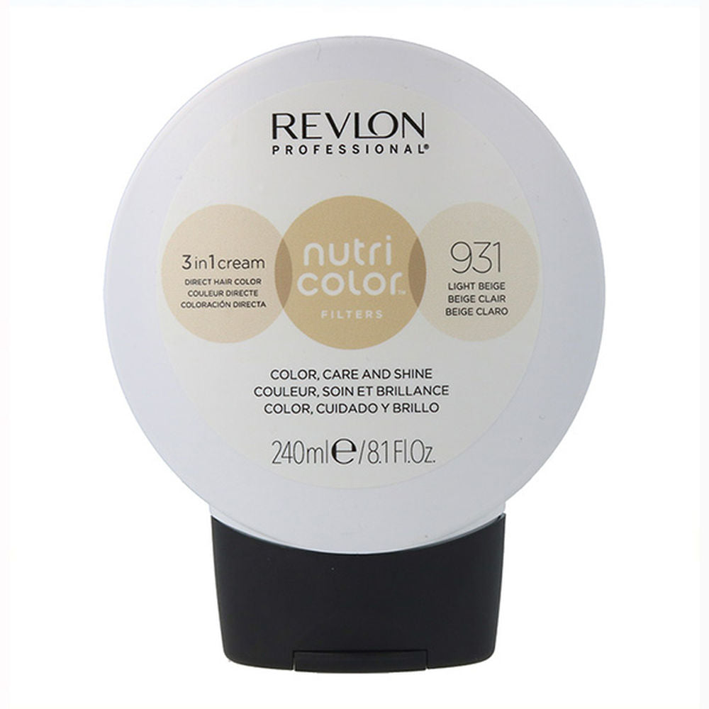 Permanente Kleurstof Nutri Kleurfilters Revlon 931 Beige (240 ml)