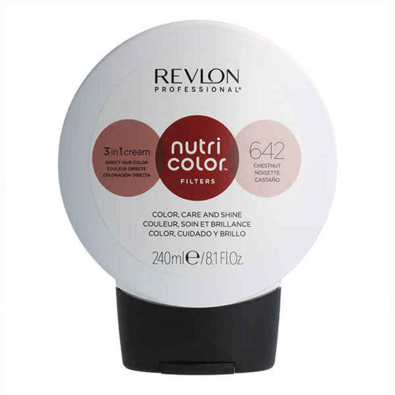 Permanente Kleurstof Nutri Color Revlon 642 Bruin (240 ml)