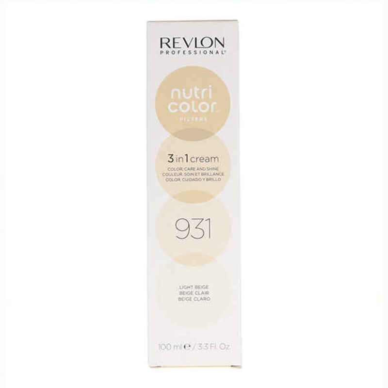 Crème Colorante Permanente Revlon Nutri Color 3-en-1 931 - Beige Clair (100 ml)