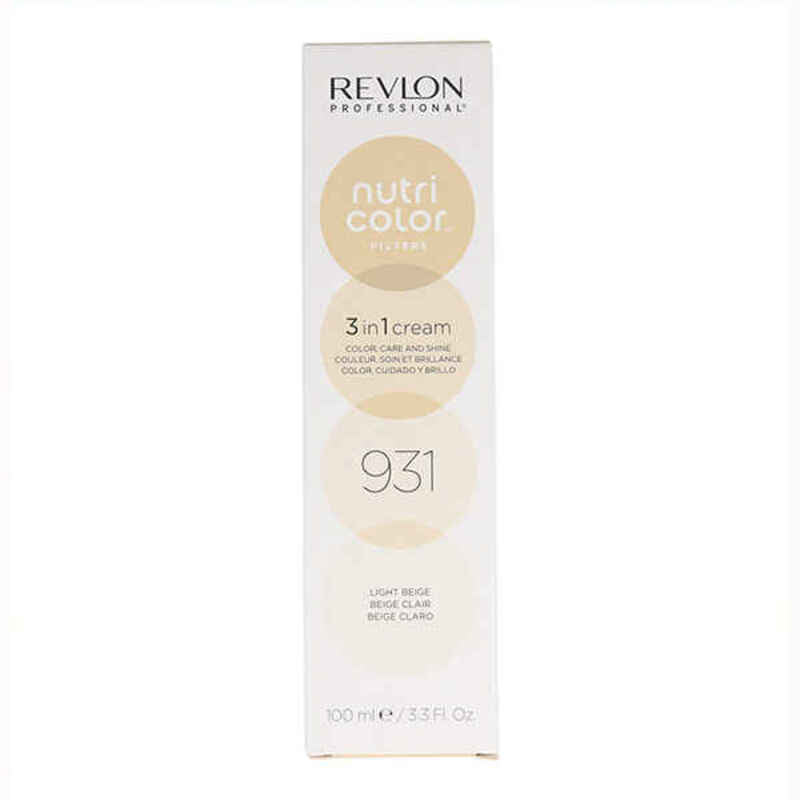 Permanente kleurcrème Revlon Nutri Color 3-in-1 931 - Lichtbeige (100 ml)