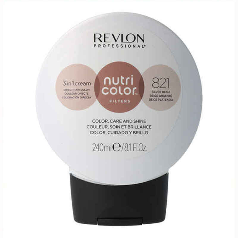 Permanente Kleurstof Nutri Color Revlon 821 Beige (240 ml)