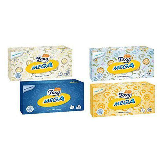 Tissues Facial Mega Foxy (200 uds) - Lindkart