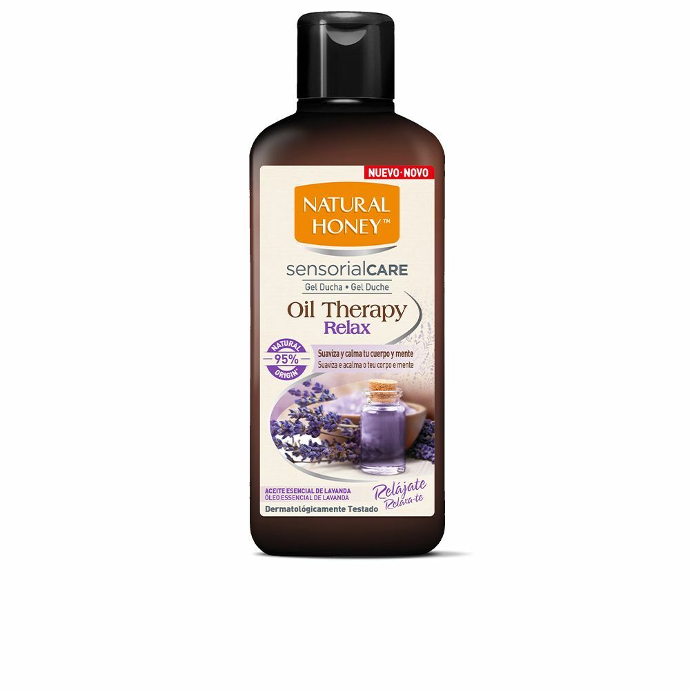 Gel douche Natural Honey Oil Therapy Relax Huile essentielle de lavande (650 ml)