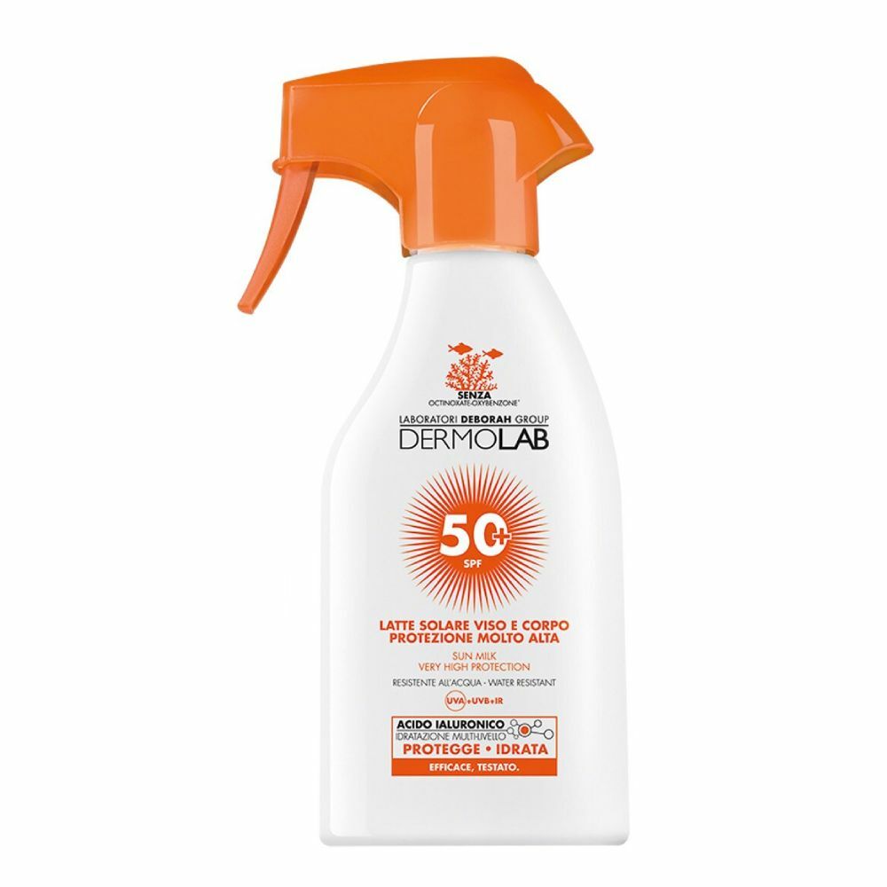 Spray Solaire Protecteur Deborah Dermolab Lait Solaire SPF50+ (250 ml)