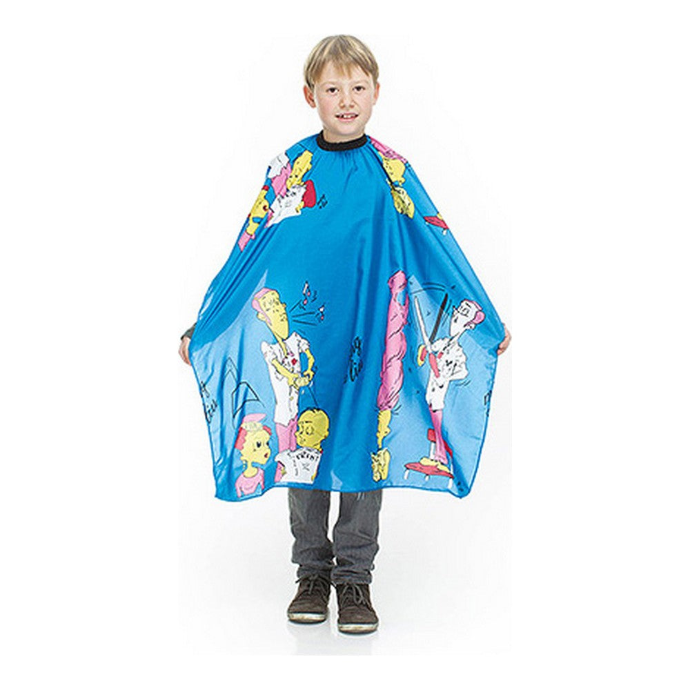 Cape de coiffure Xanitalia Enfant Bleu (83 x 125 cm)