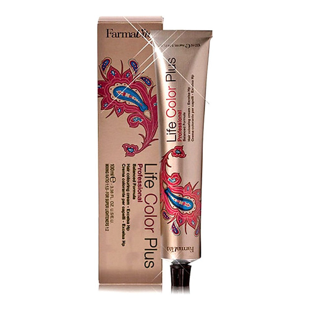 Permanente kleurstof Life Color Plus Farmavita Nº 4 52 Chocolade Mahonie Bruin (100 ml)