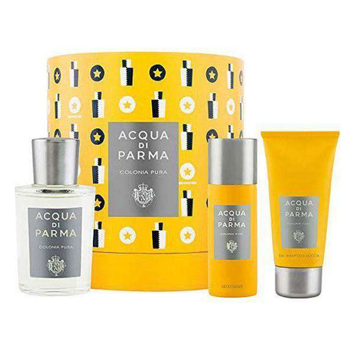 Men's Perfume Set Pura Acqua Di Parma EDC (3 pcs) - Lindkart