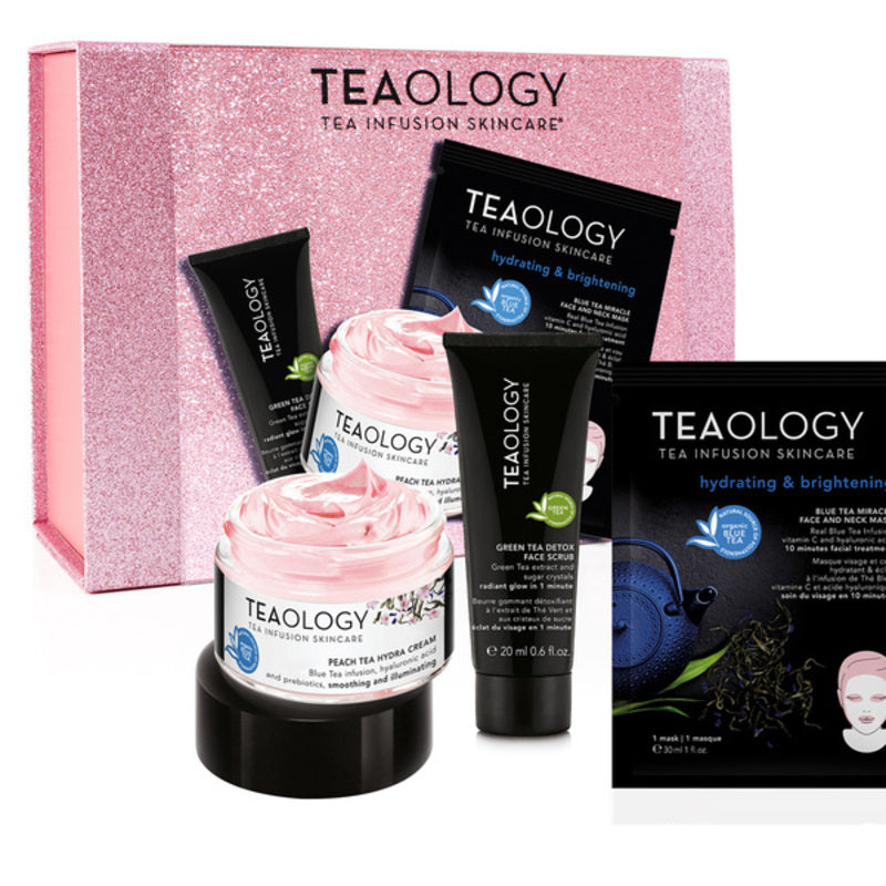 Cosmeticaset voor dames Teaology Tea Infusion Huidverzorging (3 stuks)