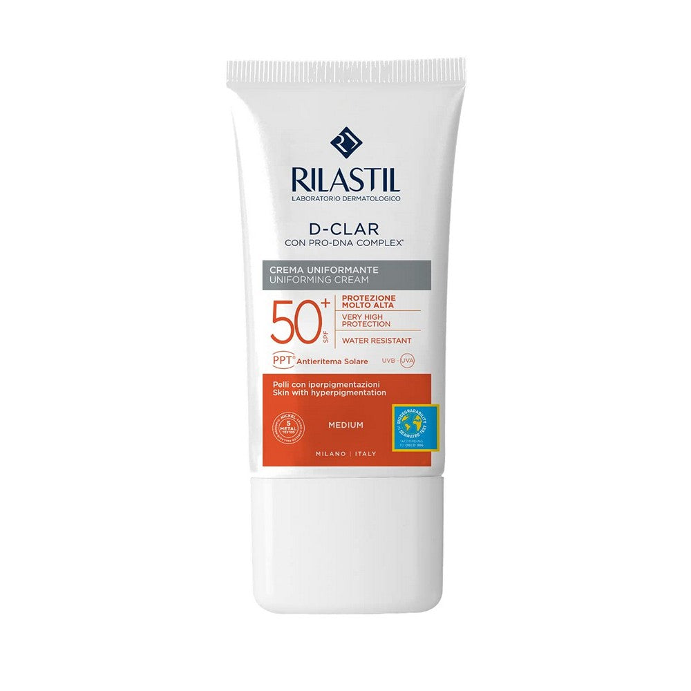 Anti Brown Spot Sun Lotion Rilastil Sun System D-Clar Spf 50+ Medium (40 ml)