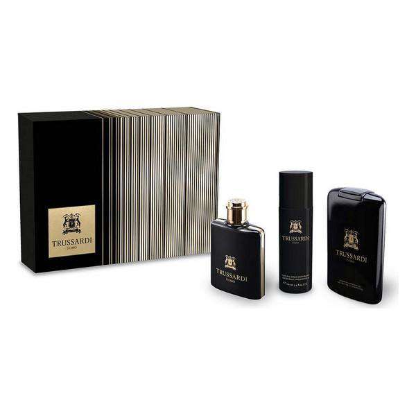 Men's Perfume Set Uomo Trussardi EDT (3 pcs) - Lindkart