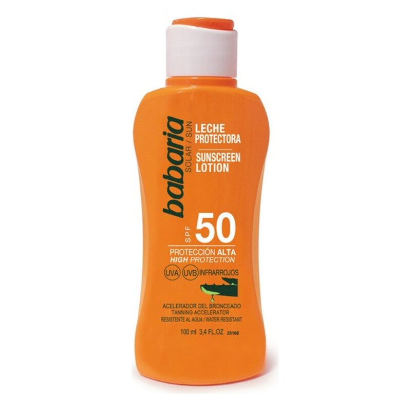 Sun Milk Babaria F-50 Aloe Vera (100 ml)