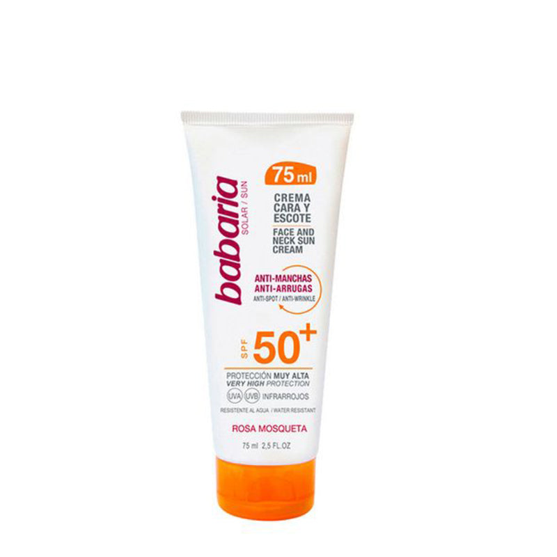 Lait Solaire Anti-Taches Cara & Escote Babaria SPF 50+ (75 ml) 50+ (75 ml)