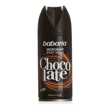 Cargar imagen en el visor de la galería, Spray Deodorant Mannen Babaria Chocolade (150 ml)
