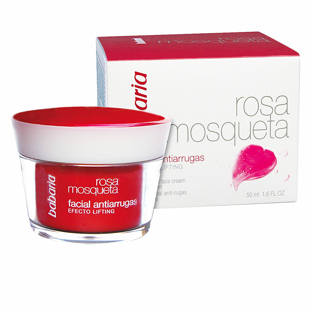 Crème Visage Babaria Anti-Rides Rose Musquée (50 ml)