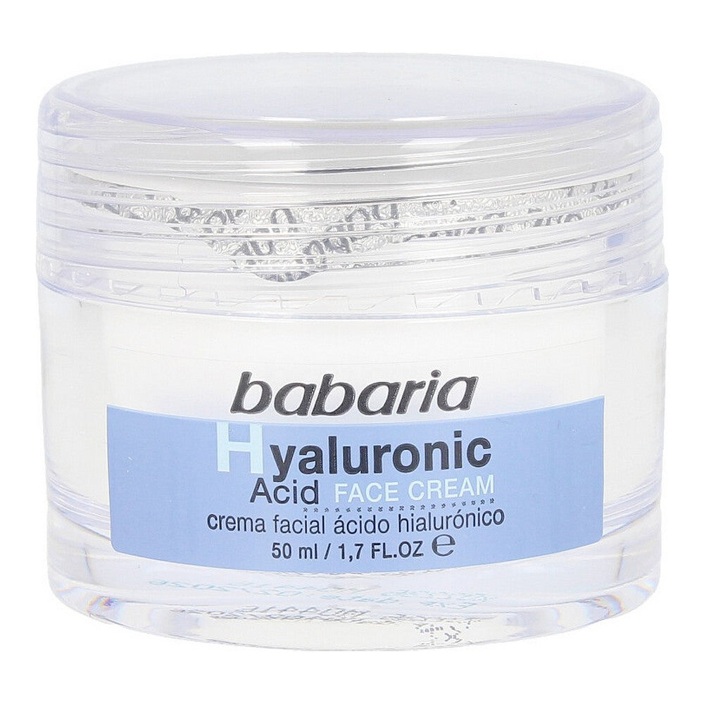 Crème Visage Hydratante Babaria Acide Hyaluronique (50 ml)