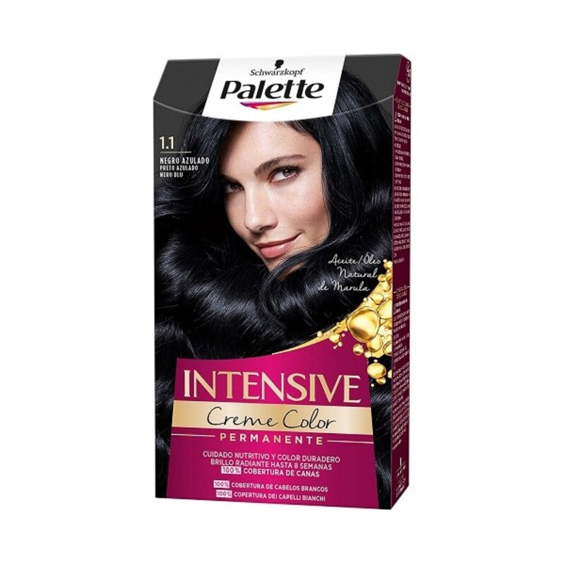 Permanent Dye Palette Schwarzkopf Blue Black N 1,1