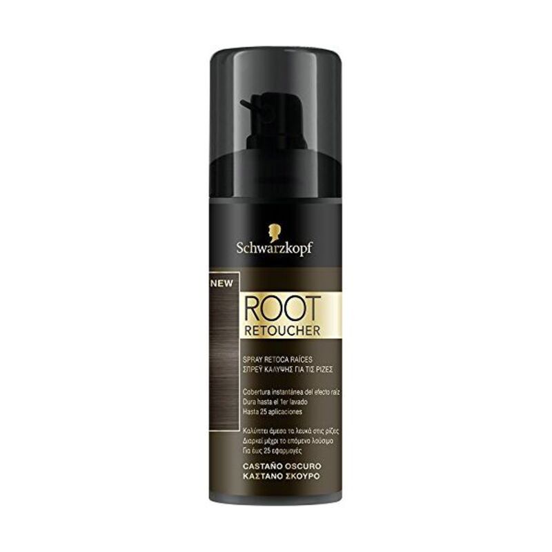 Touch-up Hairspray voor Roots Root Retoucher Syoss Donkerbruin (120 ml)